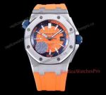 Replica Swiss Luxury Watches - Audemars Piguet Royal Oak Offshore w Orange Rubber Band